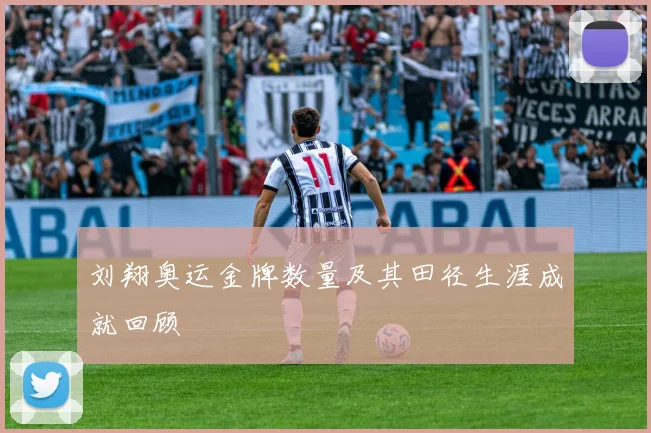 刘翔奥运金牌数量及其田径生涯成就回顾